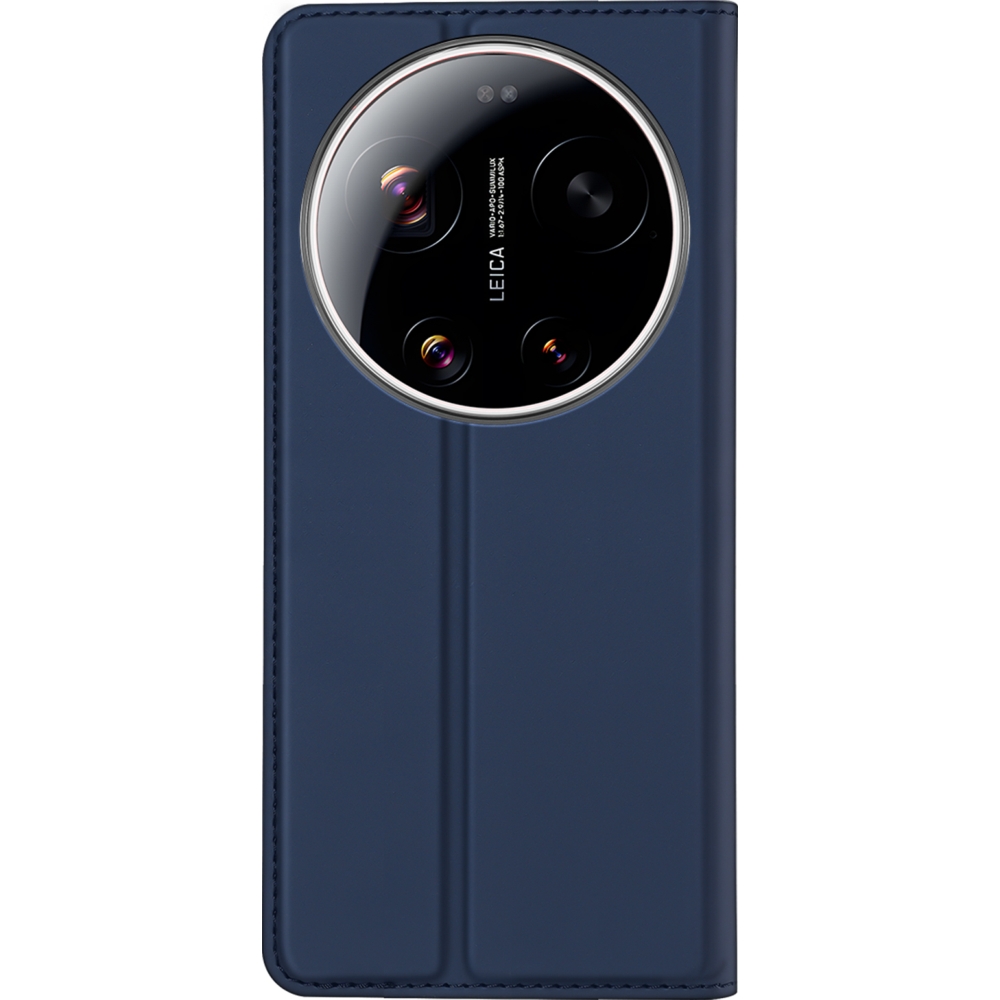 Etui z klapką, portfelowe, Dux Ducis Skin Pro do Xiaomi 17 Ultra, niebieskie
